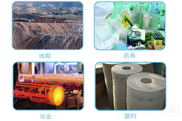 適用行業(yè):地堪，冶金，藥典,磨料